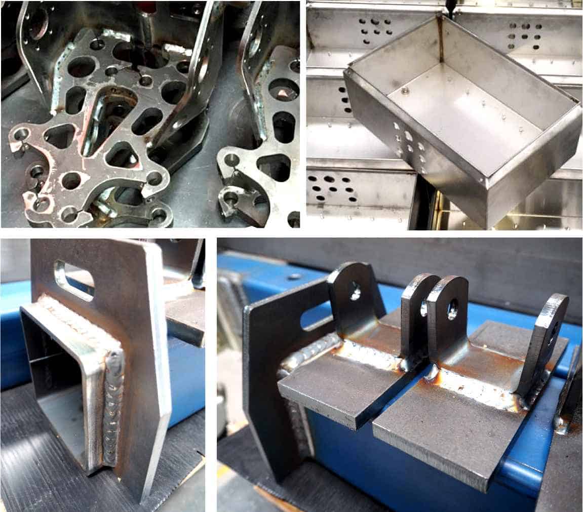 metal welding pieces of fabrication