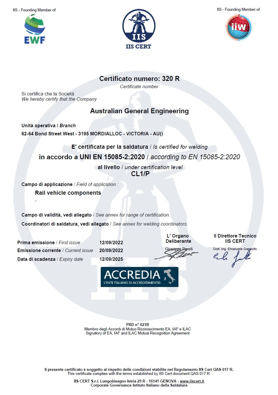 australian welding certification australian general engineering