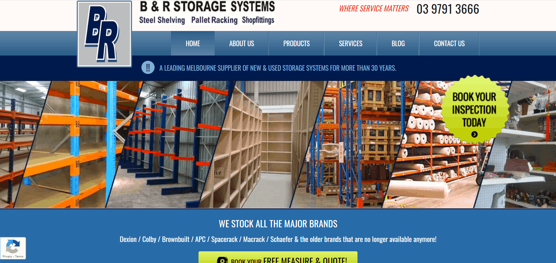 B R Storage Racks Systems
